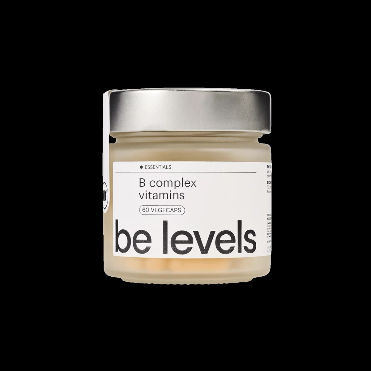 Envase de B Complex, Be Levels