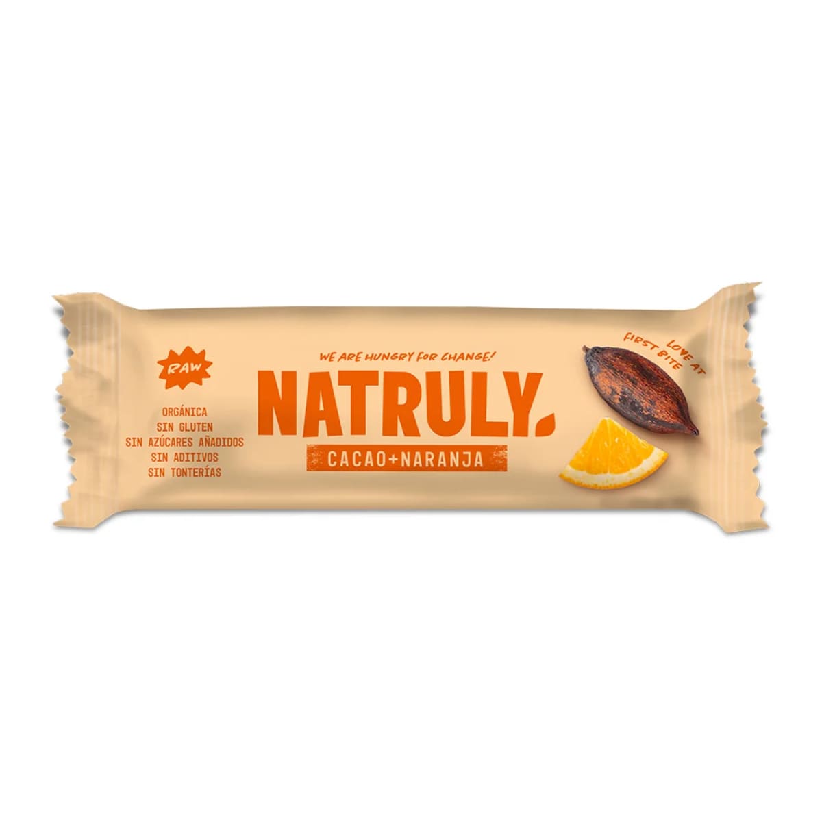 Envase de Barrita de Cacao + Naranja, Natruly