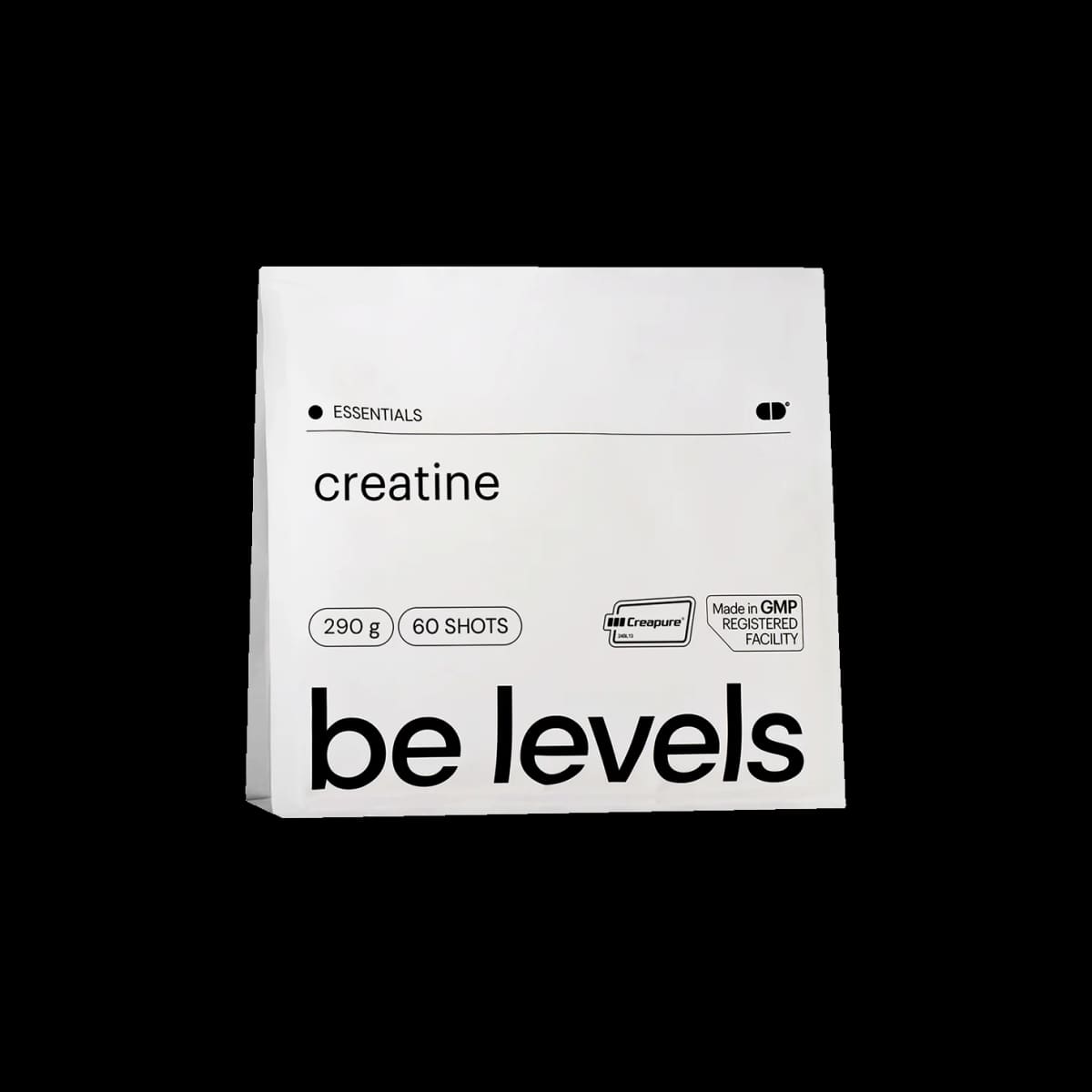 Envase de Creatine, Be Levels