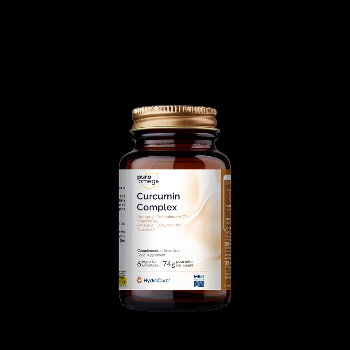 Envase de Curcumin Complex, Puro Omega