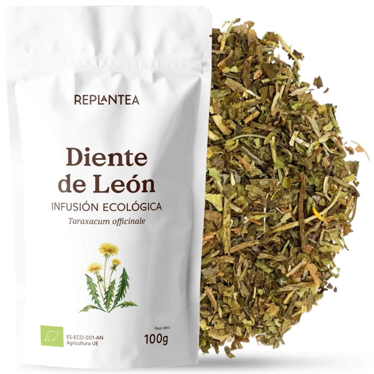 Envase de Diente de León Ecológico, Replantea