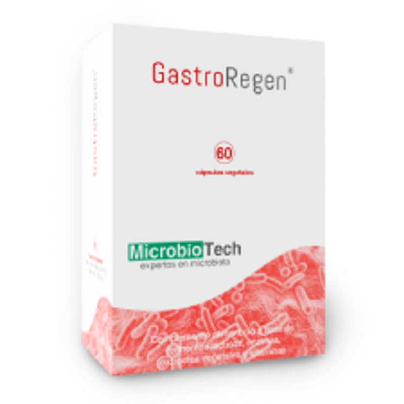 Envase de Gastroregen, Microbiotech