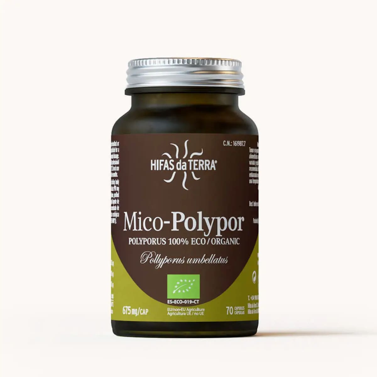 Envase de Mico-Polipor +vit C, Hifas da Terra