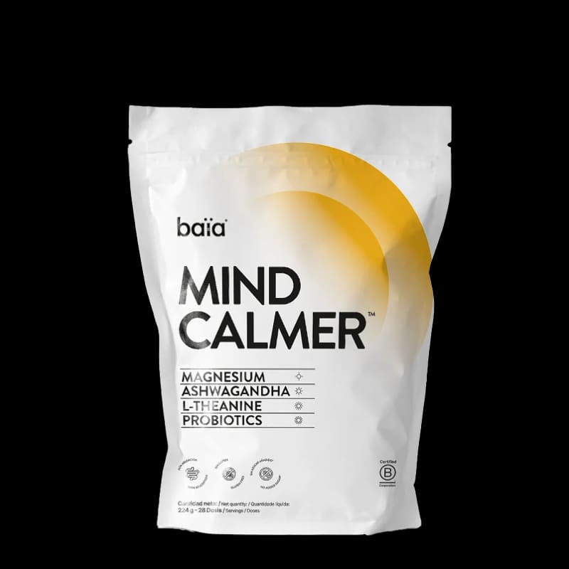 Envase de Mind Calmer, Baïa
