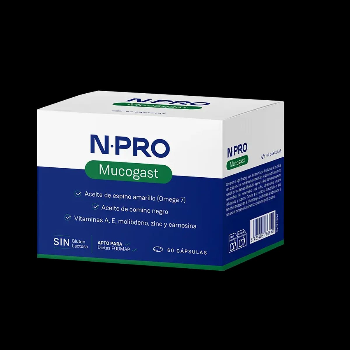Envase de Mucogast, NPro