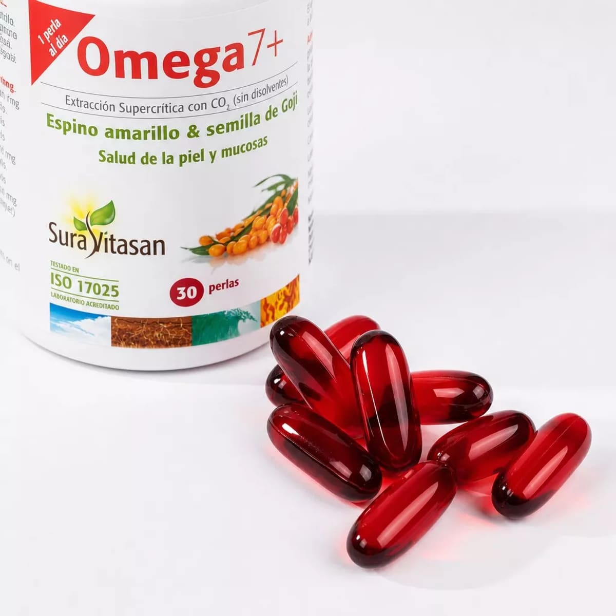 Envase de Omega 7+, Suravitasan