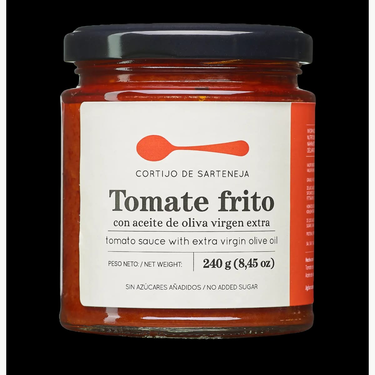 Envase de Tomate Frito AOV 240 g, Cortijo de Sarteneja