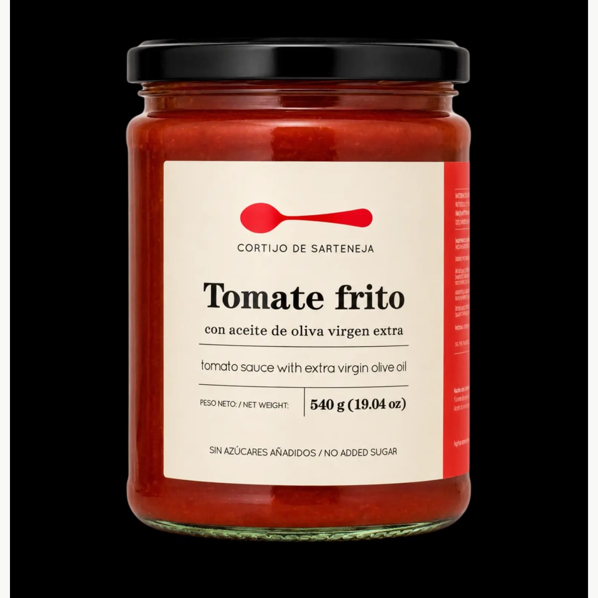 Envase de Tomate Frito AOV 540 g, Cortijo de Sarteneja