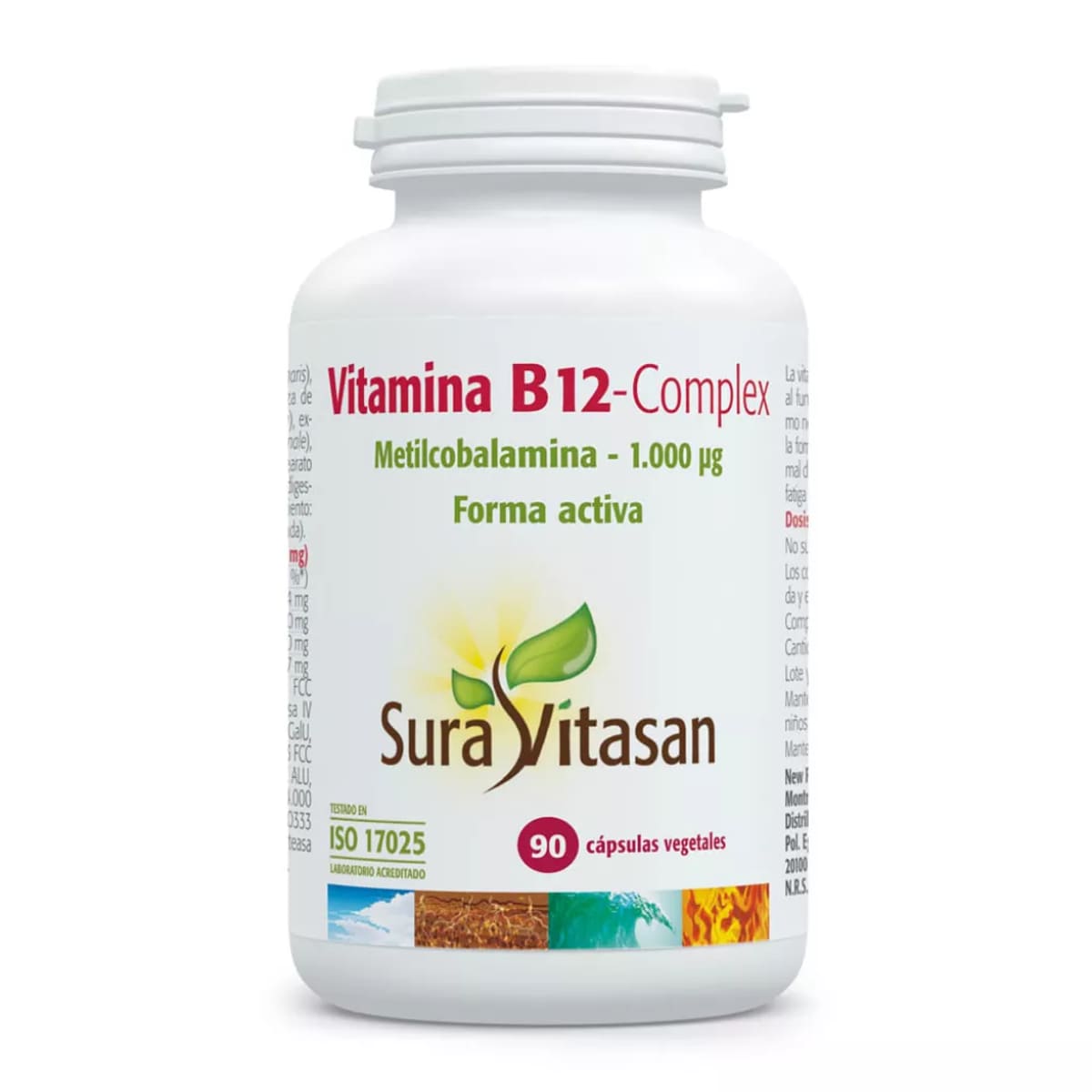 Envase de Vitamina B12 Complex, Suravitasan