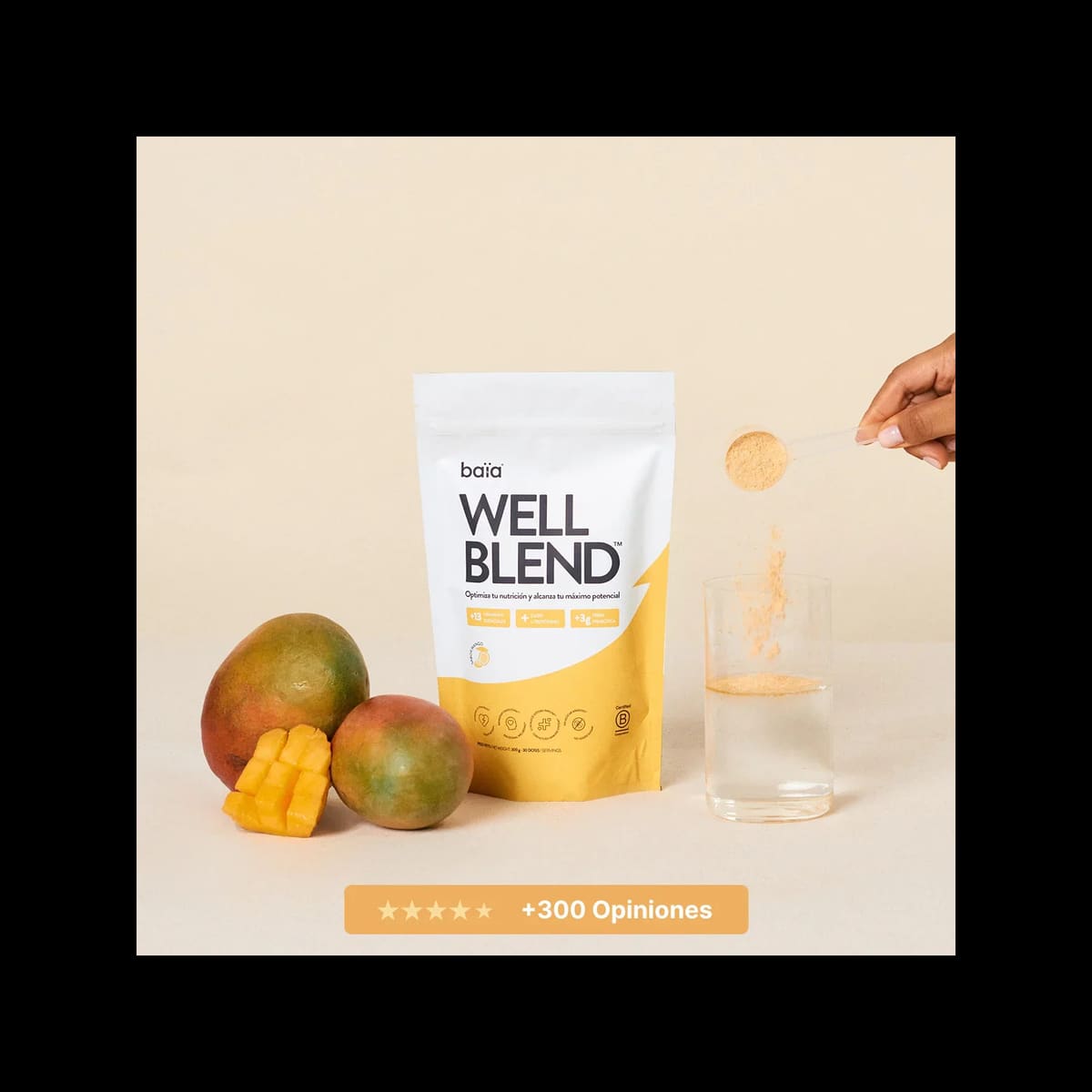 Envase de Well Blend Mango, Baïa